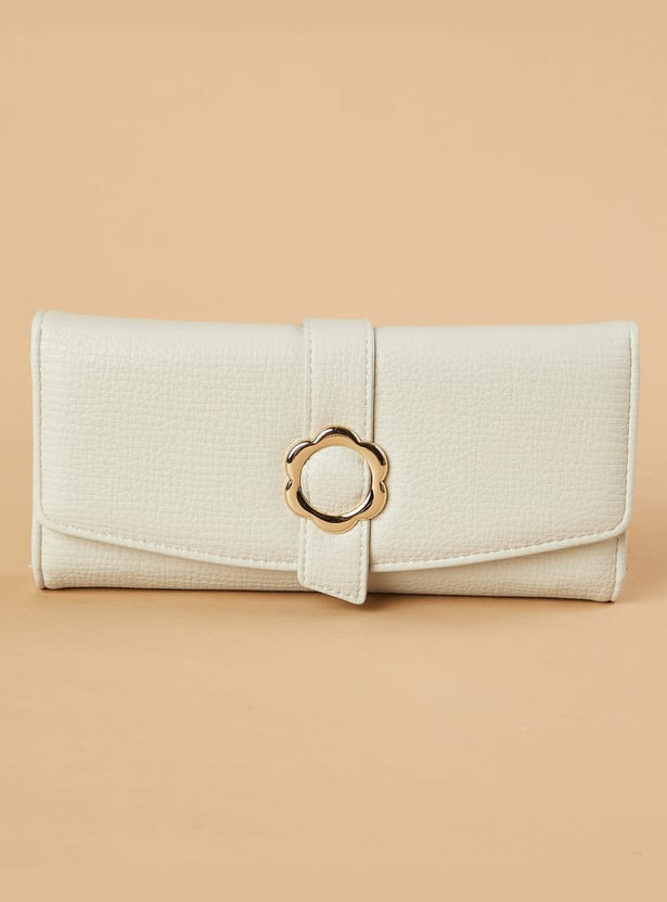 GINGER Textured Tri-Fold Wallet