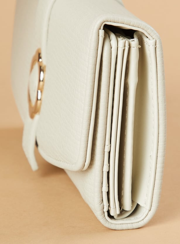 GINGER Textured Tri-Fold Wallet