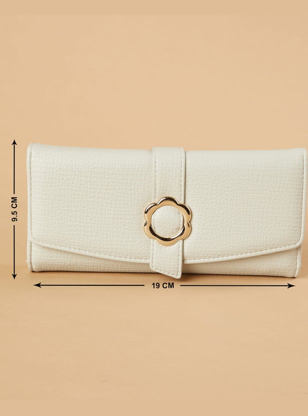 GINGER Textured Tri-Fold Wallet