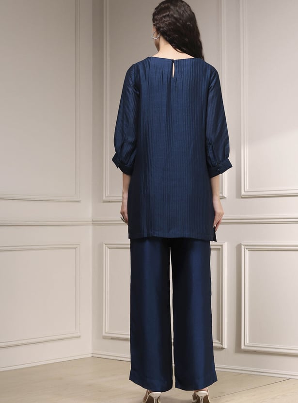 BIBA Embellished Straight Kurti Set