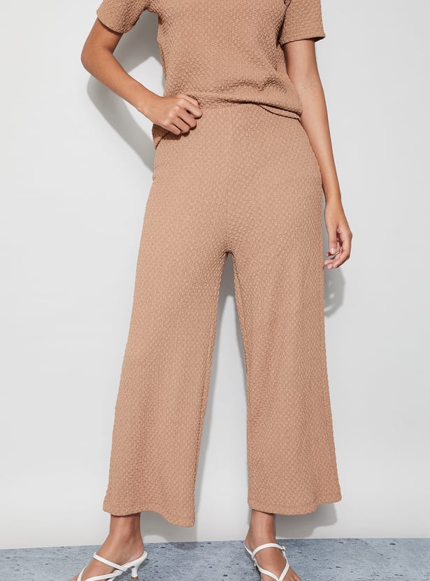 CODE Textured Trousers