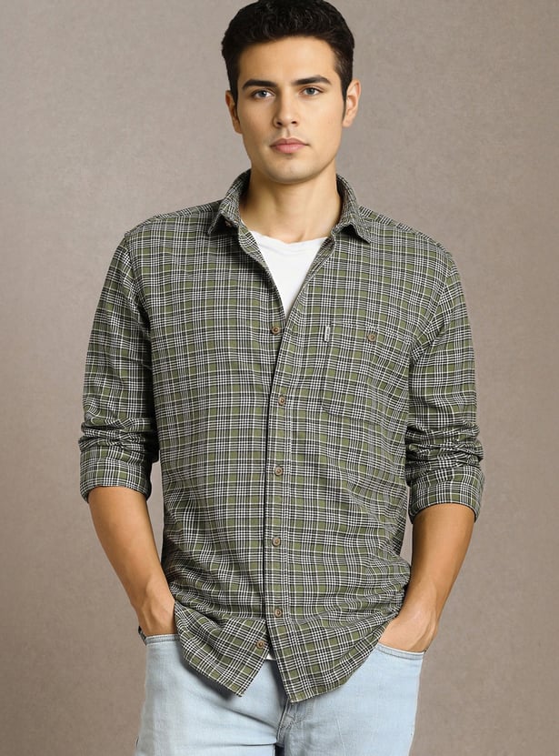 LP JEANS Checked Regular Shirt