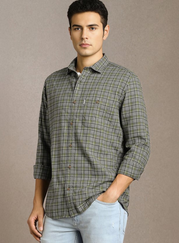 LP JEANS Checked Regular Shirt