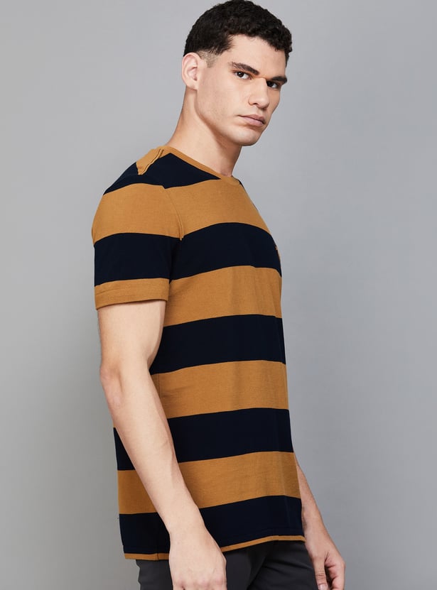 US POLO ASSN Striped Crew Neck T-shirt