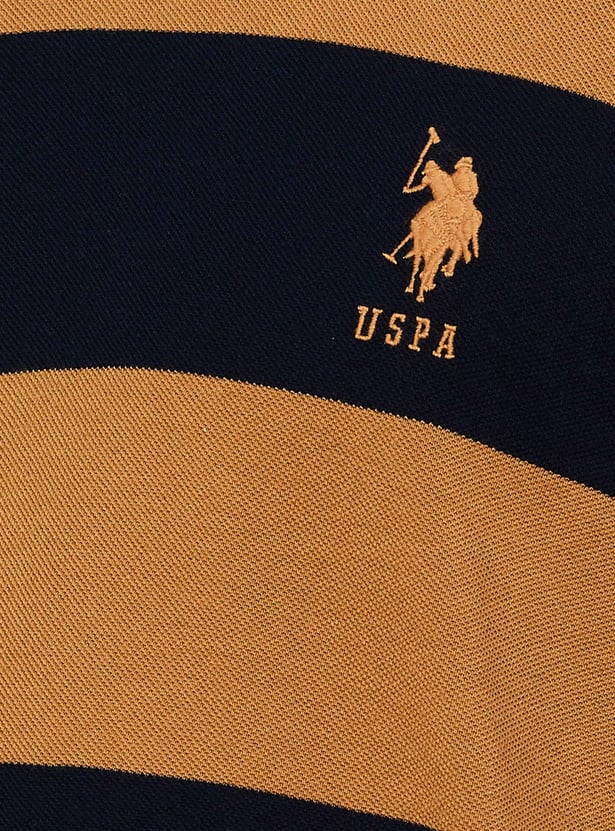 US POLO ASSN Striped Crew Neck T-shirt
