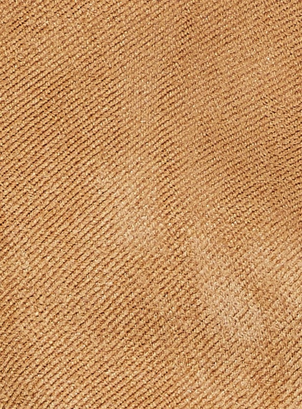 GINGER Faux Suede A-line Mini Skirt