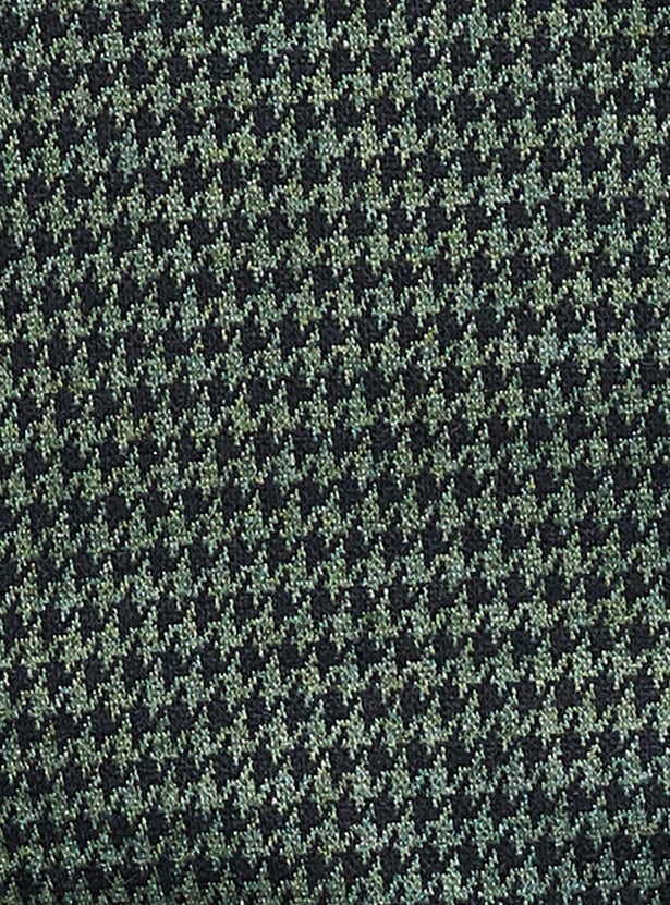 GINGER Houndstooth Pattern Bodycon Dress
