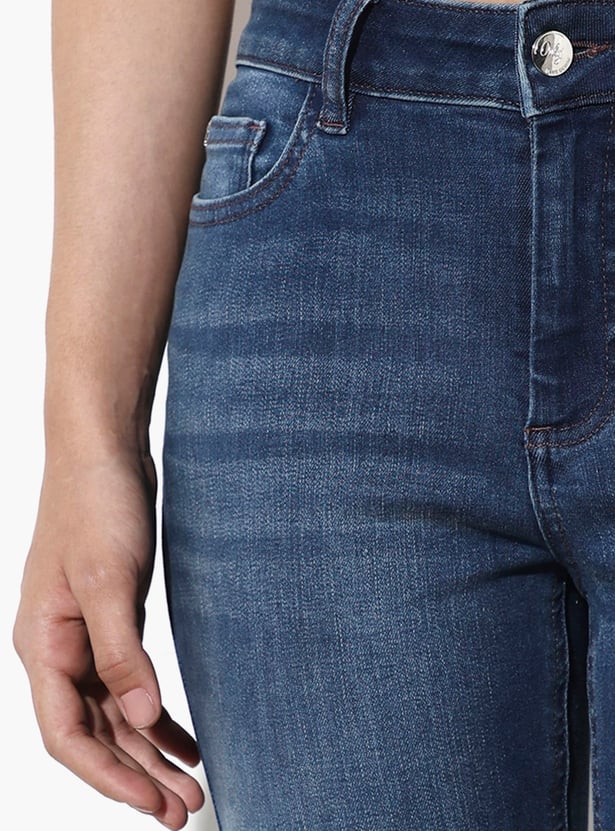 ONLY Stonewashed Bootcut Jeans