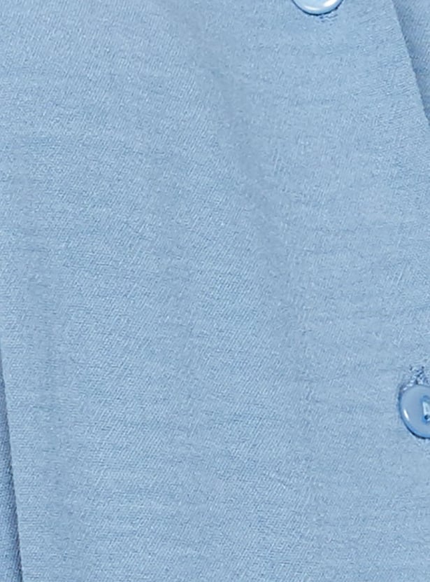 VAN HEUSEN Solid Shirt Dress