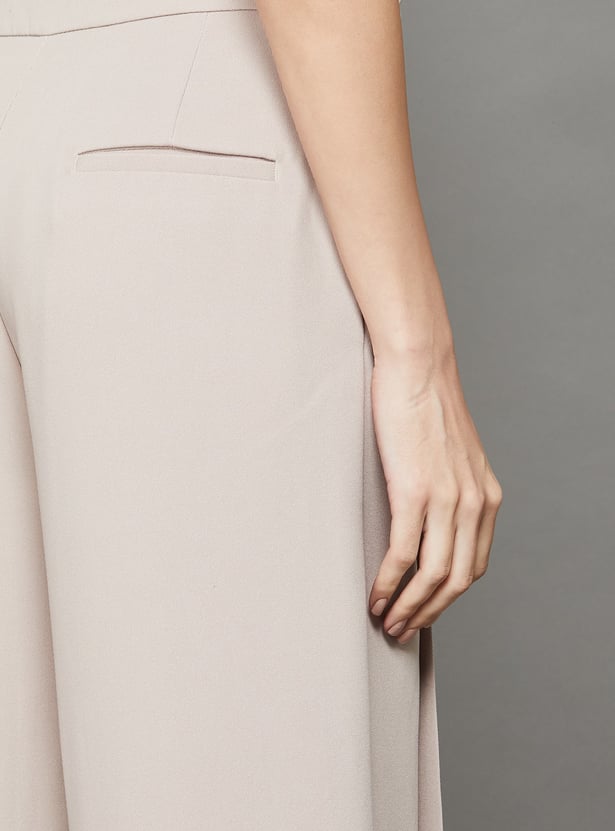 VAN HEUSEN Pintuck Wide Leg Trousers