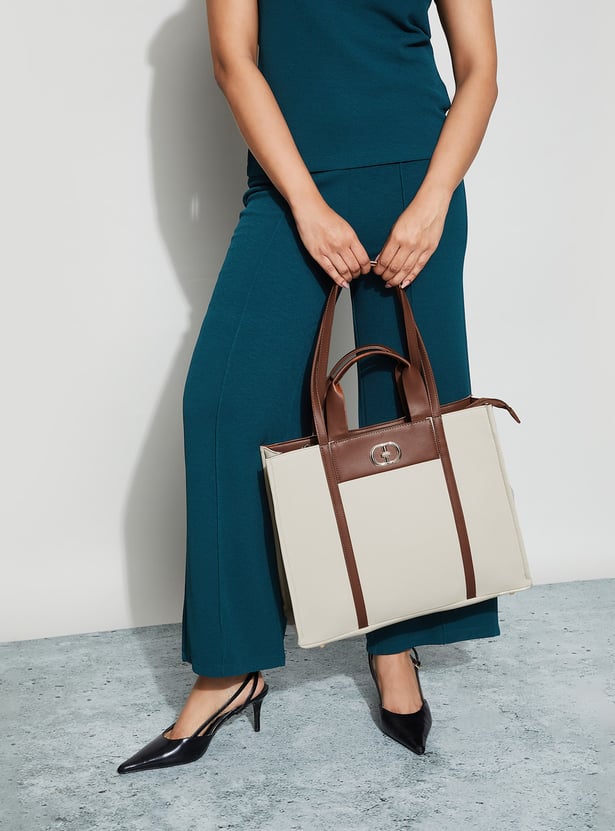GINGER Colourblock Laptop Bag