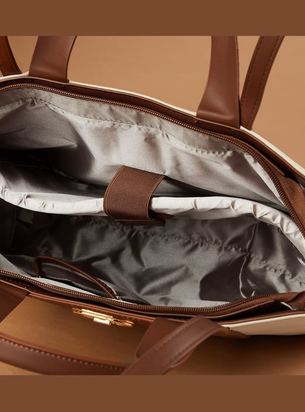 GINGER Colourblock Laptop Bag
