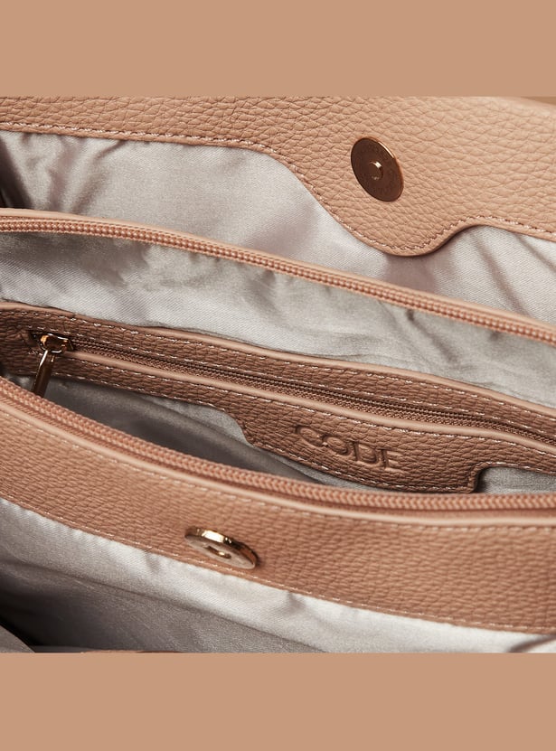 CODE Textured Handheld Bag