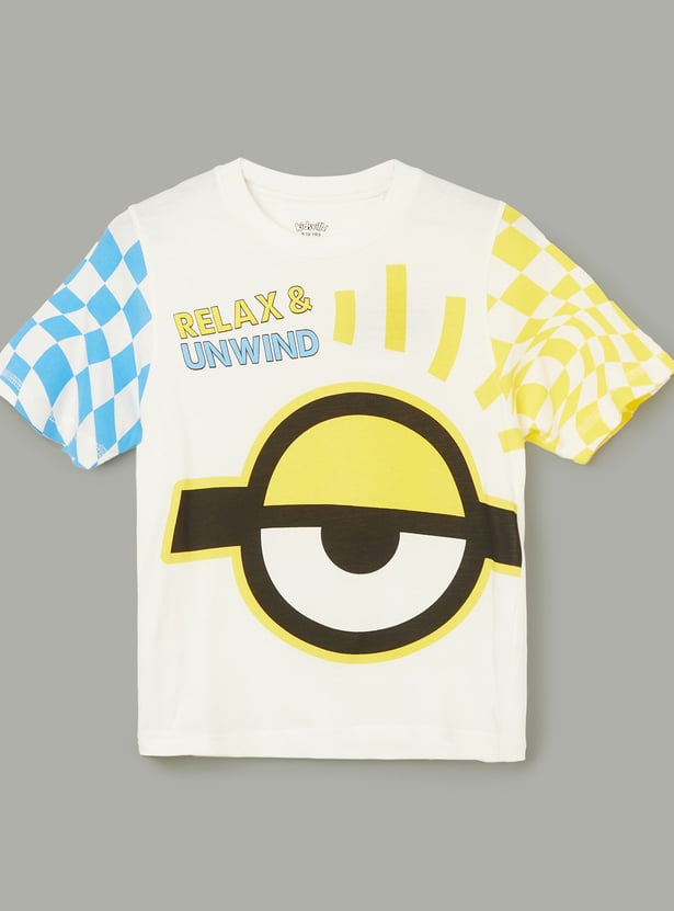 KIDSVILLE Boys Minion Graphic T-shirt