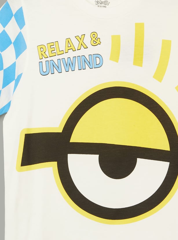 KIDSVILLE Boys Minion Graphic T-shirt