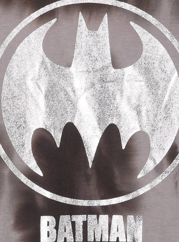 KIDSVILLE Boys Metallic Batman Print T-shirt