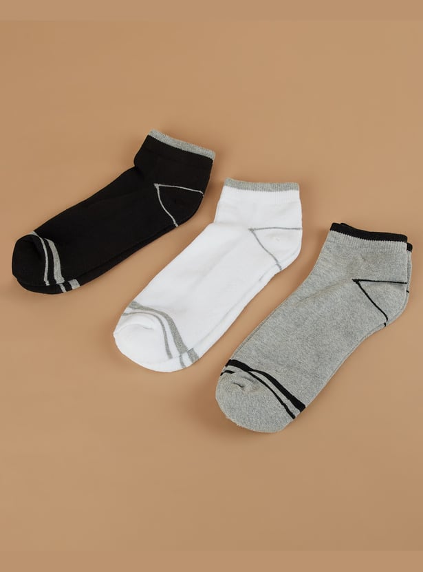 FORCA Knitted Ankle-Length Socks - Pack of 3