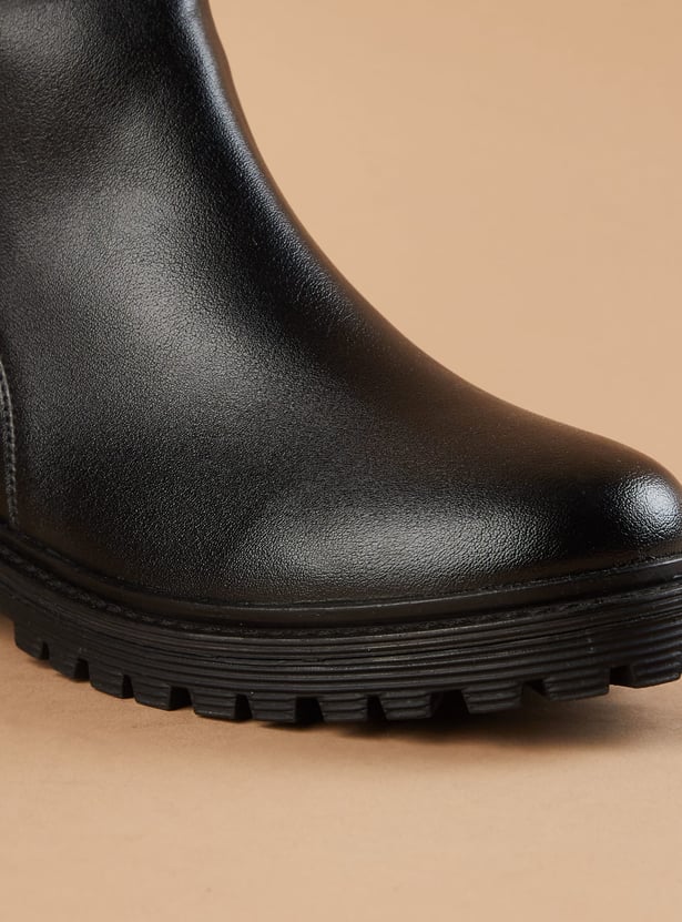 GINGER Ankle Boots with Lace Detail