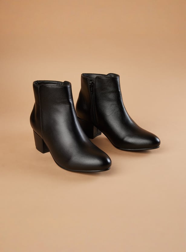 GINGER Block Heel Boots