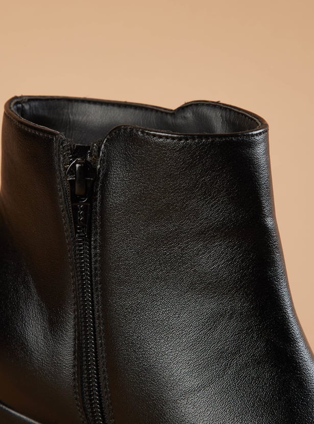 GINGER Block Heel Boots