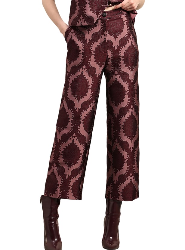 VERO MODA Printed Woven Trousers