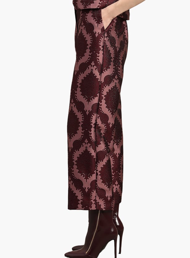 VERO MODA Printed Woven Trousers