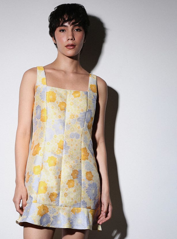 ONLY Floral Print Mini Dress