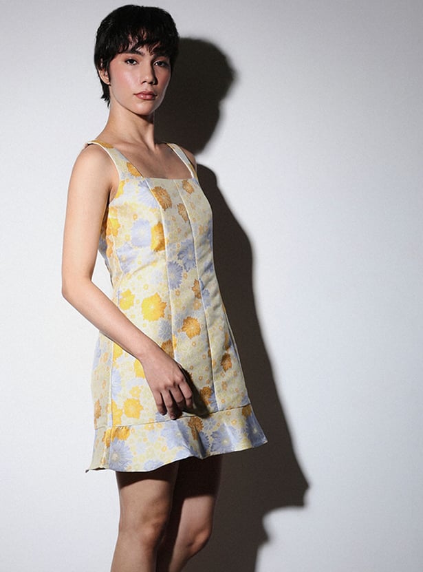 ONLY Floral Print Mini Dress