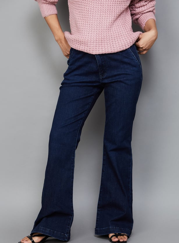 AMERICAN EAGLE Washed Flared Jeans