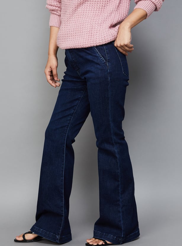 AMERICAN EAGLE Washed Flared Jeans