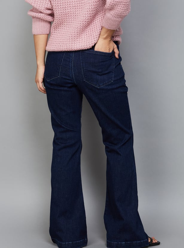 AMERICAN EAGLE Washed Flared Jeans