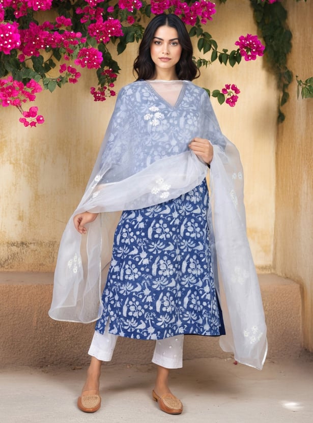 W Embroidered Dupatta