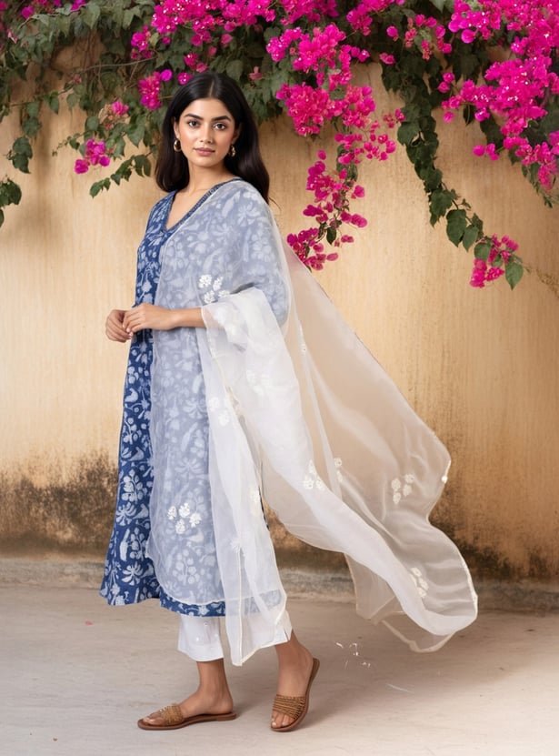 W Embroidered Dupatta