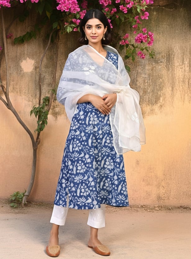 W Embroidered Dupatta