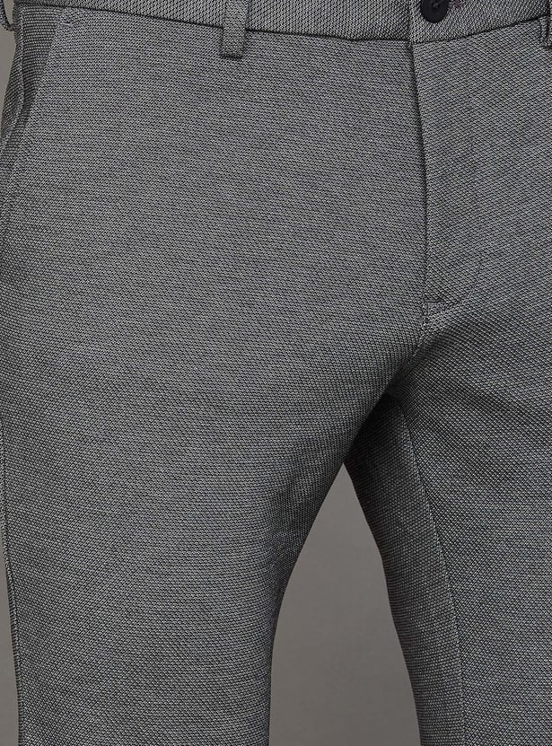 INDIAN TERRAIN Textured Urban Fit Trousers