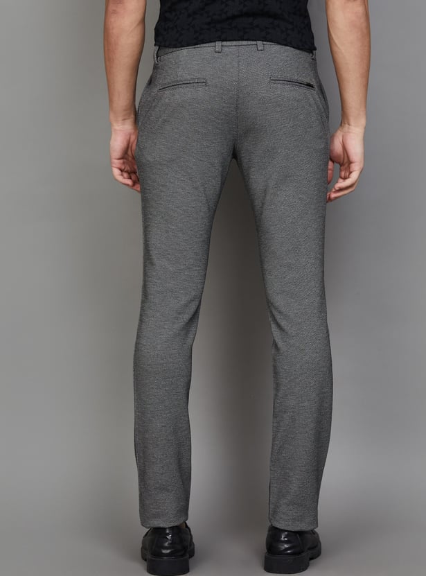 INDIAN TERRAIN Textured Urban Fit Trousers