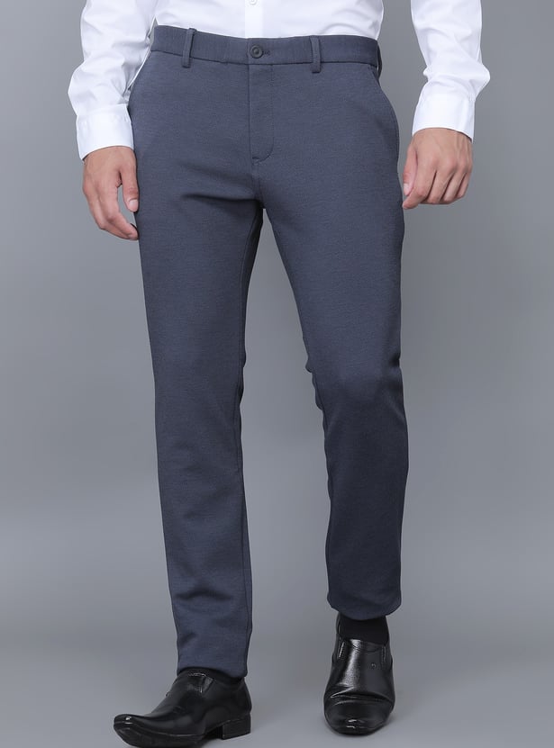 INDIAN TERRAIN Textured Urban Fit Trousers