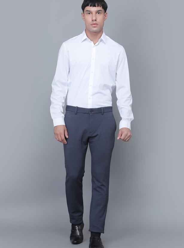 INDIAN TERRAIN Textured Urban Fit Trousers