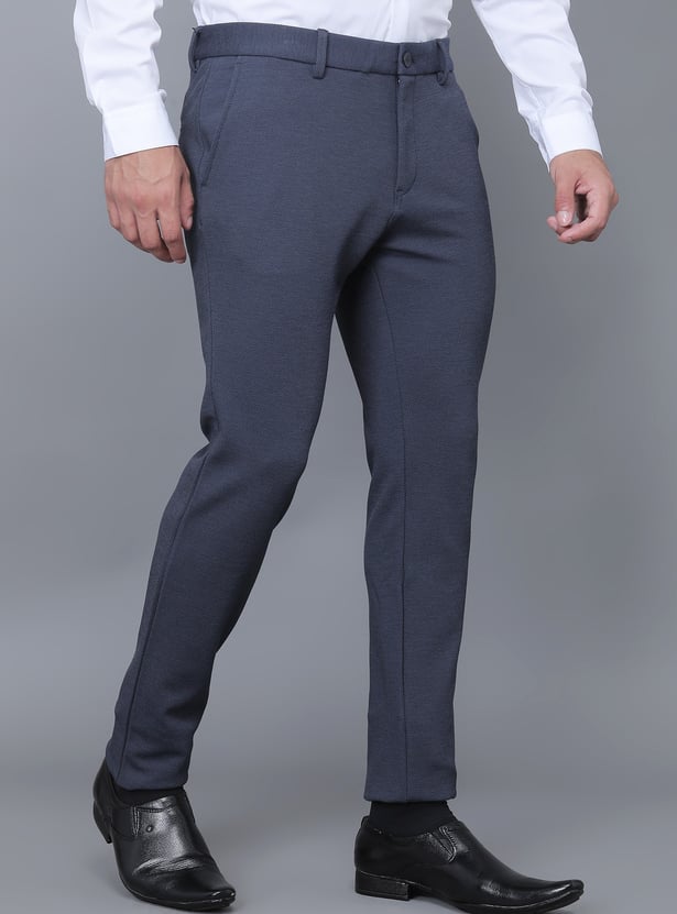 INDIAN TERRAIN Textured Urban Fit Trousers