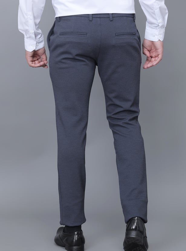INDIAN TERRAIN Textured Urban Fit Trousers