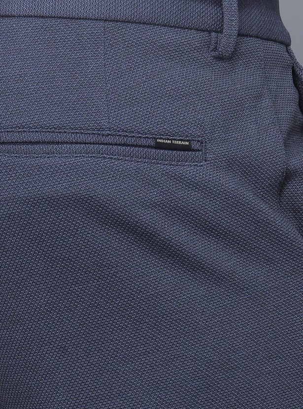 INDIAN TERRAIN Textured Urban Fit Trousers
