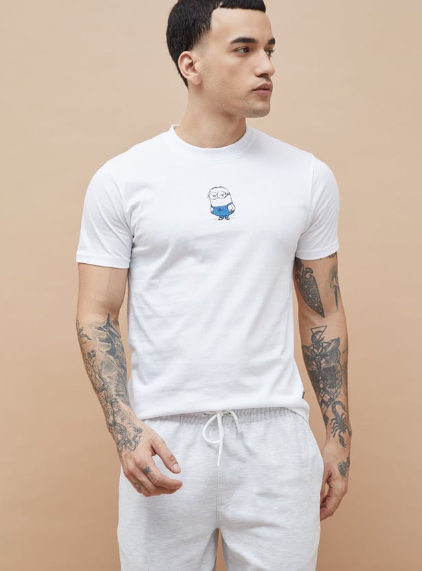 FAME FOREVER Minion Print T-shirt