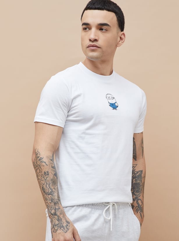 FAME FOREVER Minion Print T-shirt