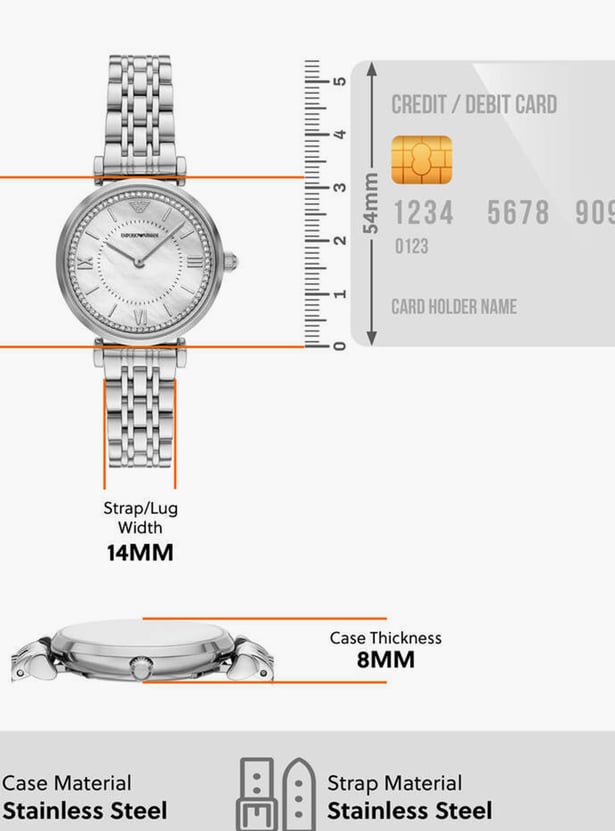 EMPORIO ARMANI Gianni T-bar Analog Watch - AR11701I