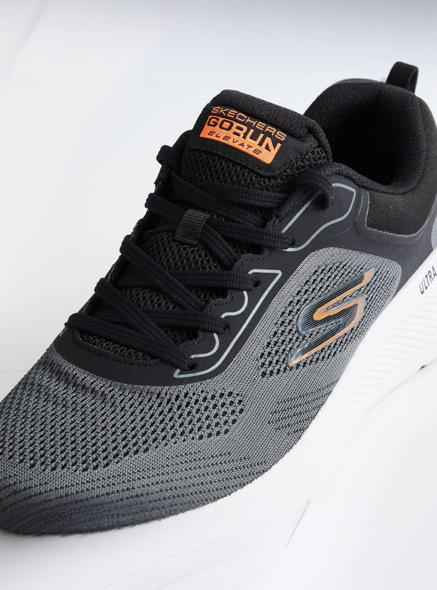 SKECHERS Go Run Velocity Mesh Panelled Sports Shoes