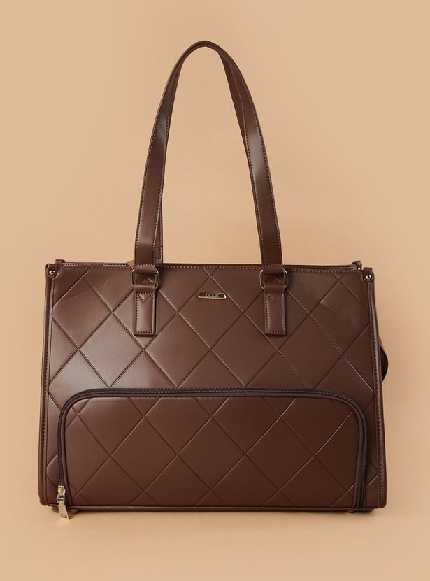 CODE Quilted Laptop Bag with Insulated Pocket