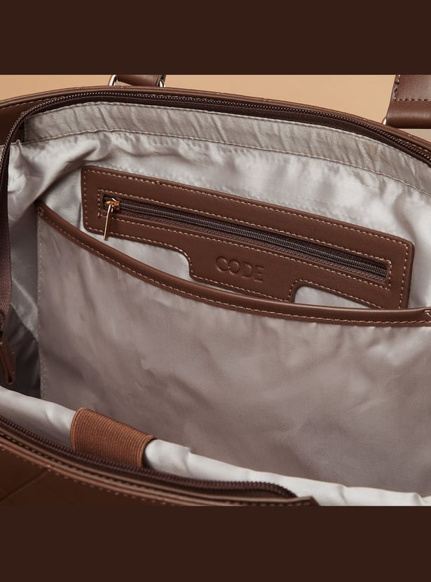 CODE Quilted Laptop Bag with Insulated Pocket
