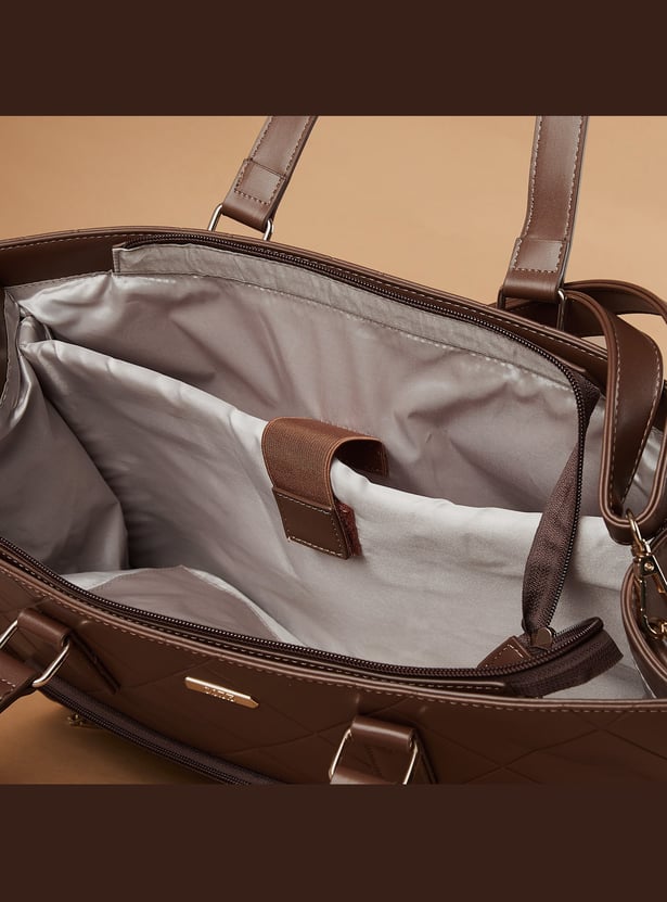 CODE Quilted Laptop Bag with Insulated Pocket