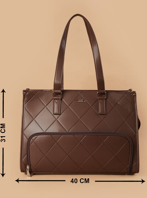 CODE Quilted Laptop Bag with Insulated Pocket