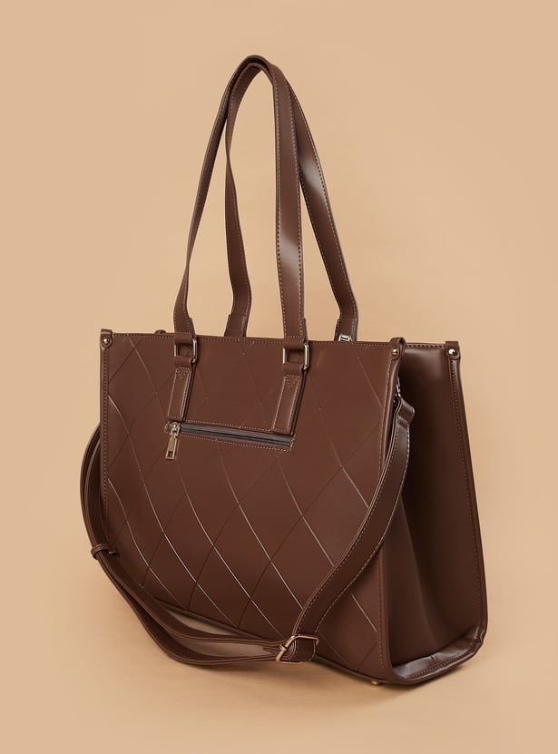 CODE Quilted Laptop Bag with Insulated Pocket